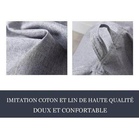 Housse de pouf poire - Uniquement Sans Garnissage avec Fermeture éclair pour adultes, Enfants et adolescents - 80x90cm (1/4)