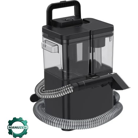 Manuzen - Nettoyeur de tapis et canapé 450 W – double réservoir – Noir (1/2)