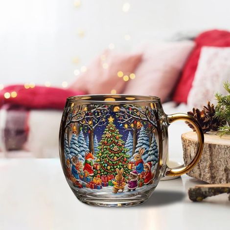 Mug À Café De Noël, Tasse Décorative Peinte, Tasse à Café (1/4)