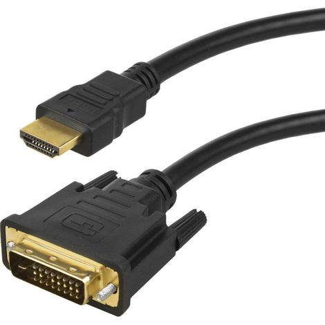 Câble adaptateur Maclean MCTV-717 DVI-HDMI v1.4 2 m (1/4)