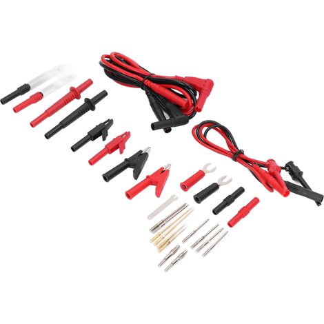 Kit de cordons de test automobiles pour multimètre, pince de perforation, sonde de perçage, fiche banane 4 mm JT8040 (1/5)
