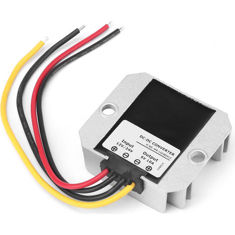 Convertisseur DC12V/24V vers 5V 10A 50W, module régulateur de tension abaisseur étanche IP68