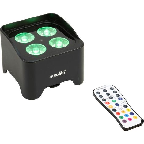 Lámpara portátil eurolite akku mini up-4 qcl spot mk2 sin cable 4x4W