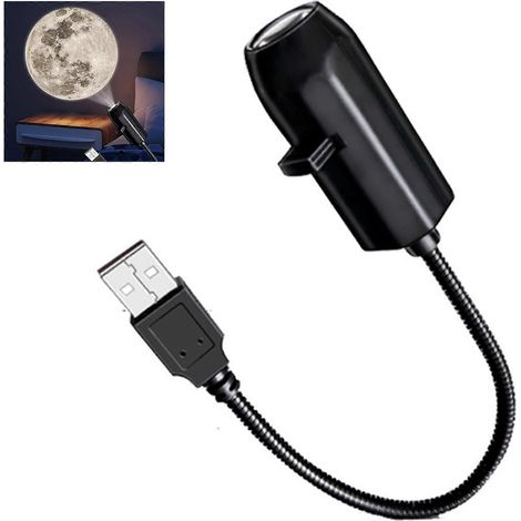 2-en-1 Projecteur d'étoiles Lampe – Aurora Effect & Capteur de mouvement – pour Chambre Voiture Kids – Couleur (1/5)