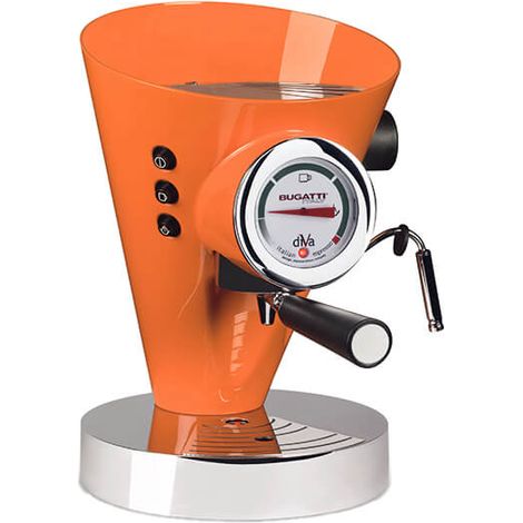 Bugatti Diva Coffee Machine Orange
