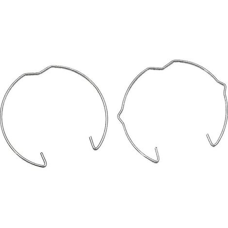 Lot de 30 anneaux de retenue à ressort GU10 MR16 pour douilles LED/halogènes de 50 mm de diamètre - yu (1/5)