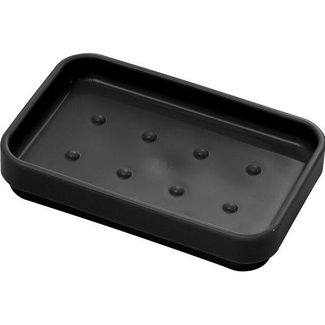8 x GEDY 6312 SEVENTY PORTASAPONE NERO OPACO