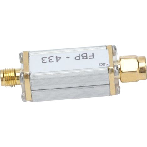 Module Filtre Passe-Bande SMA 433MHz Miniature 50 Ohms pour Applications RF (400-475MHz) (1/5)