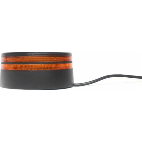 Lampeggiante a 50 LED 12-24V 25W con doppia luminosità base piana (1/2)