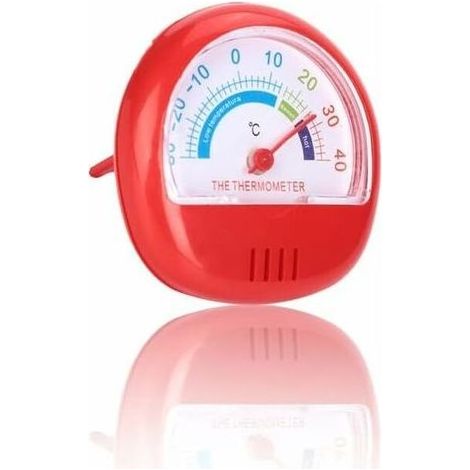 Mini refrigerator freezer thermometer large thermometer to dial mechanical(red) (1/5)