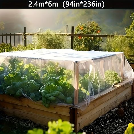 Housse pour plantes de jardin extérieur - Moustiquaire, Barrière de protection, Filet pour terrasse - Résistante & Respirante - Décoration DIY pour Halloween (1/5)