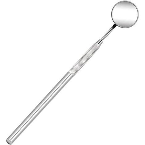Miroir Dentaire,Anti-buée d'inspection de la Dent Miroir Buccal en Acier Inoxydable Miroir Outil de Dentiste Miroir Dentaire pour Nettoyage Dents Inspection Usage Quotidien Soins Bucco-dentaire (1/5)