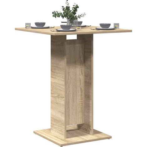 Bistrotisch Sonoma-Eiche 60x60x75 cm Holzwerkstoff