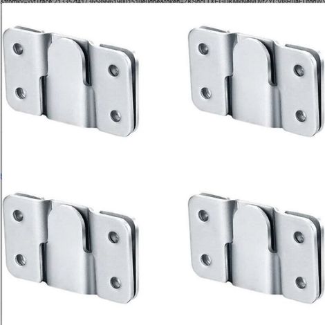 TuseRxln Pinces de montagne en acier inoxydable – Pinces de grande forme avec vis – 8 pièces (1/5)
