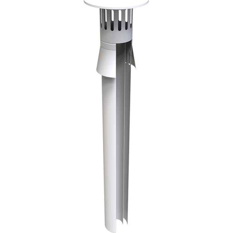 Terminal Sortie Verticale Sortie Fumée 1 Mts Coaxial 60/100 Etanche Chauffage