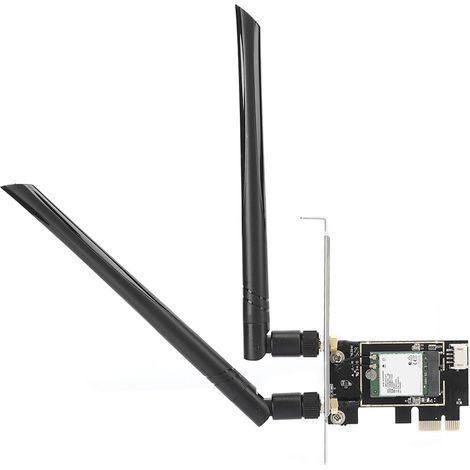 Carte réseau sans fil Wifi6 pour ordinateur de bureau gaming Intel AX200 double fréquence 5G