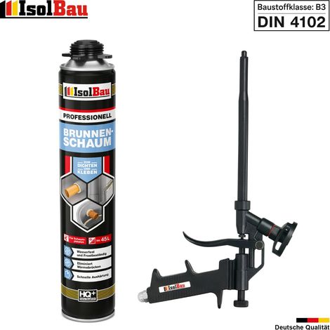 Brunnenschaum 1 - 48 x 750ml Bauschaum Montageschaum Pistolenschaum IsolBau (1/5)
