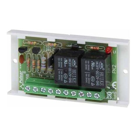 Module de relais 12V 2A - 2 sorties REL-C/NO/NC Pulsar 90AWZ508