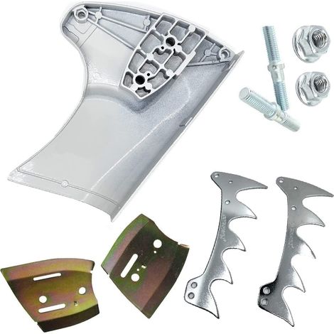 Hippotech Couvercle de pignon d'embrayage et plaque de guide et pointe de pare-chocs pour STIHL 070 090 Tronçonneuse