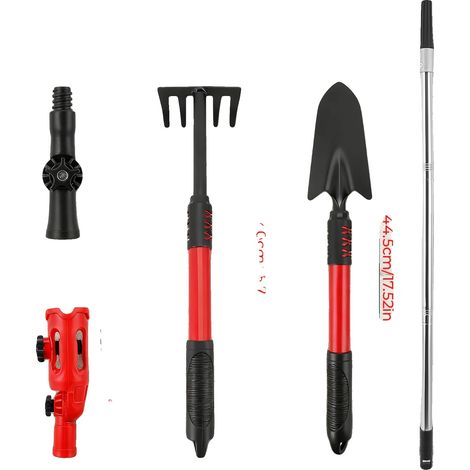 Outil de nettoyage de gouttière, angle réglable, utilisation polyvalente, noir (1/2)