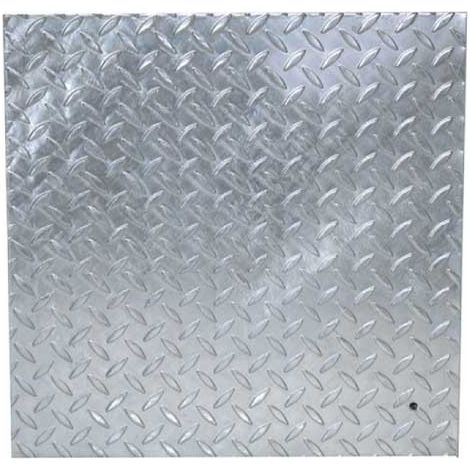 Chiusino 30/10 bugnato a scomparsa - con telaio : Dimensione - cm 45x45