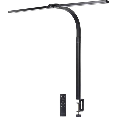 Sygonix SY-6735644 Lampe LED de bureau avec pince LED LED 24 W CEE: F (A - G) noir Y846553 (1/5)