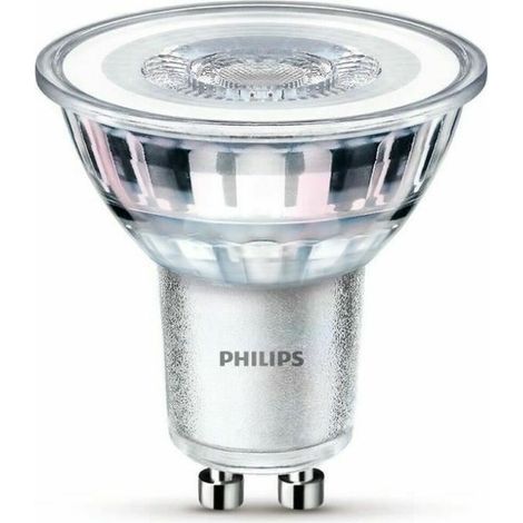 Philips LED Bombilla Spot GU10 Transparente 4,8W 355lm (1/5)
