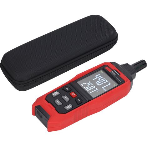 Thermomètre numérique d'humidité et température, hygromètre LCD, mesure point de rosée et température humide (1/5)