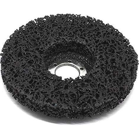 Disco de limpieza CSD YMYNY de 5 piezas de 125 mm de diámetro, negro, rueda de amoladora angular extragrande (M22) (1/4)