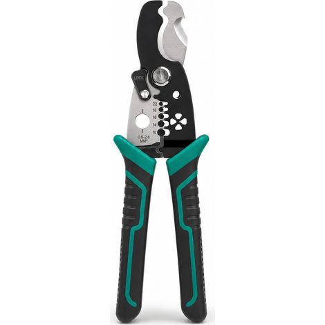 Manual multifunction wire stripper with cable cutter 20 cm (1/5)