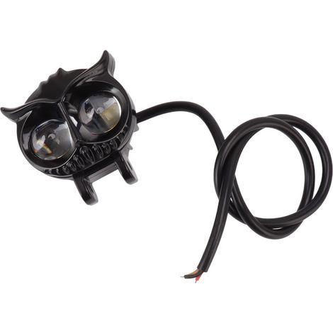 Phare antibrouillard pour moto en forme d'oiseau 2000LM IP67 étanche à LED pour motos 12‑80V