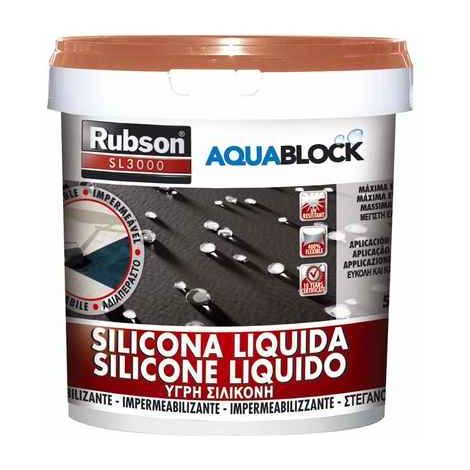 SILICONA LIQUIDA IMPERMEABILIZANTE AQUABLOCK SL3000 (1/2)