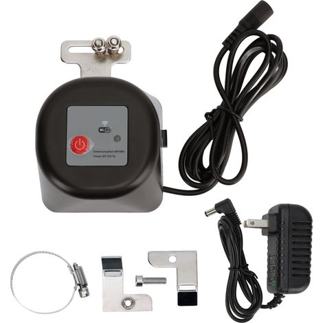 Régulateur intelligent de vanne pour Tuya WiFi, manipulateur électrique de gaz, arrêt automatique pour tuyau, raccord AC100240V, prise US. (1/5)