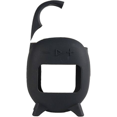 Étui en Silicone Housse pour JBL Clip 5 Bluetooth-compatible Enceinte Full Housse Anti-poussière Thickened Manchon Noir (1/5)