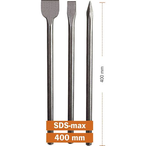Projahn, Jeu de burins ECO, SDS-max, 3 pièces, longueur 400 (1/2)