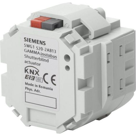 SIEMENS KNX 5WG15202AB13 Blind actuator UP 520/13 1x 6A, AC 230V (relay) without suspension handle