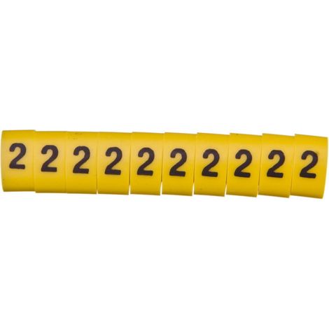 Marcador de cables OZ-3/2 amarillo E04ZP-01020500300 /100 unidades/