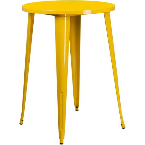 Table de Bar Ronde intérieur-extérieur en métal, Multicolore (1/3)
