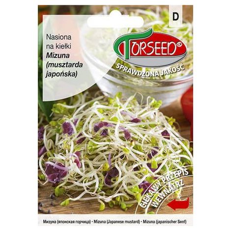 Mizuna, semillas germinadas 5g - Torseed