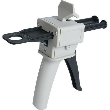 Pistolet Distributeur Époxy - 50 ml - AB Pistolet à Colle Époxy - Poignée Applicateur pour Mélange Colle - Ratios 1:1 et 2\u202f:1 (1/5)