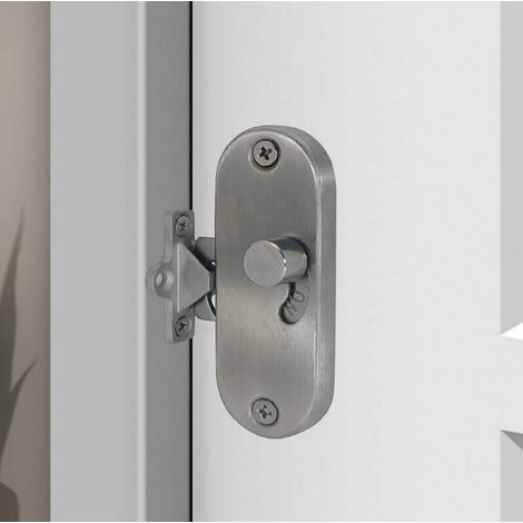 Serrure à angle droit à 90° pour porte coulissante avec boucle de verrouillage et serrure pour porte de grange (1/5)