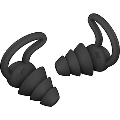 Geräuschdämpfende Ohrstöpsel – NRR 40 dB – Weiches Silikon, wiederverwendbar – Zum Schlafen, Schwimmen, für Konzerte und Reisen – 2er-Pack (1/5)