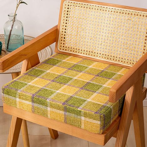 Square Chair Cushion, Chair Cushion, Seat Cushion - 40x40, 45x45, 50x50cm - Removable, Washable, Non-Slip Cover - for Indoor/Outdoor Use, Garden, Office (1/5)