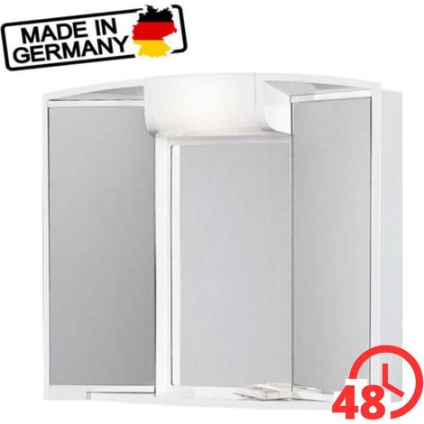 Aqualine Angy - Spiegelschrank 59x50x15 cm, weiß 541202 (1/5)