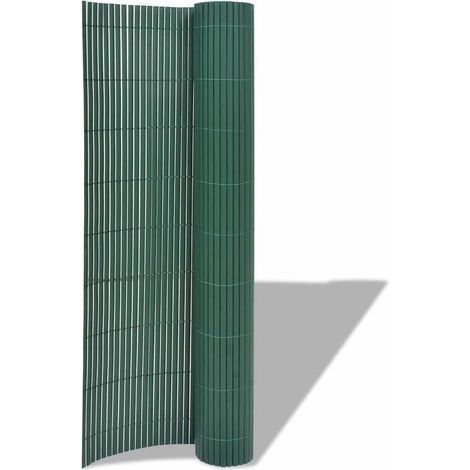 Maison Exclusive - Gartenzaun Grün 150 x 500 cm PVC