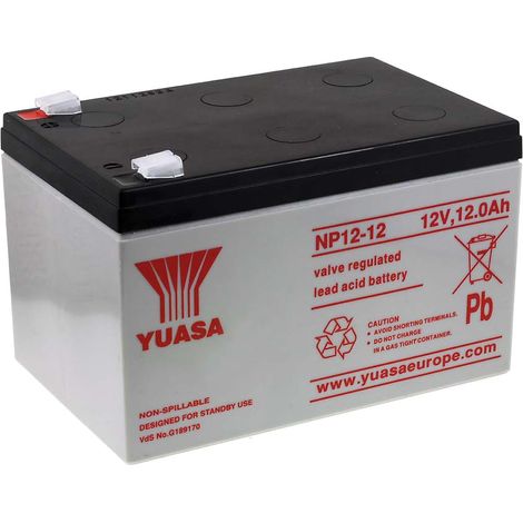 BATTERIA YUASA NP12-12 12V 12Ah (1/4)