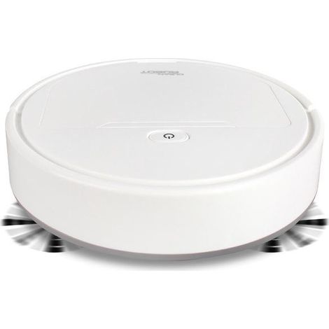 Aspirateur robot 4 en 1, 3200 Pa, balayage automatique intelligent ultra silencieux, idéal pour les poils d'animaux et les tapis durs, blanc. (1/5)