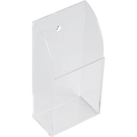 Support mural pour télécommande de climatiseur, boîtier de rangement en acrylique, 1 pièce (1/5)
