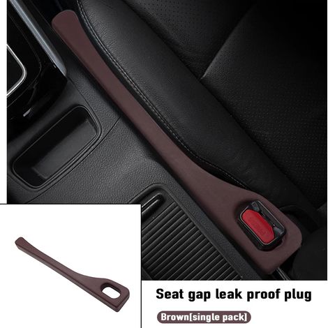 (1 pièce marron) Bande de remplissage pour joint de siège auto, joint anti-fuite, accessoire de décoration intérieure pour voiture. (1/5)