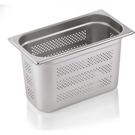 Bac inox perforé fond et côtés GN 1/3 H 200 mm 7 ltr GN CORE - Was Germany (1/2)